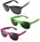 streeHerjjkeA1 3 Pieces Lochbrille，Rasterbrille，Pinhole Glasses，Raster Multidot Brillen，Mit Faltbaren Zum Augenentspannungstraining，Schwarz glänzend, Rose, Grasgrün