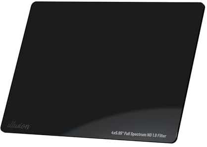 TILTA Illusion 4x5.65 Full Spectrum Neutral Density ND 1.8 Filter Compatible with Any Matte Box with 4×5.65 Filter Tray, Lens Filter for DSLR Cameras Photography Accessories TF-456-ND18