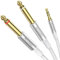 MOSWAG 6FT 3.5 mm 1/8 TRS a 2 x 6.35 mm 1/4 TS Cable mono Y Cable divisor de 1M Compatible con computadora portátil, reproductor de CD,amplificador de potencia,mezclador,sistemas estéreo domésticos