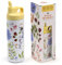Puckator - Stainless Steel Thermal Bottle with Straw and Flip Top Opening - 500 ml - Bees - Nectar Meadows - 24 Hours Cold - 12 Hours Hot