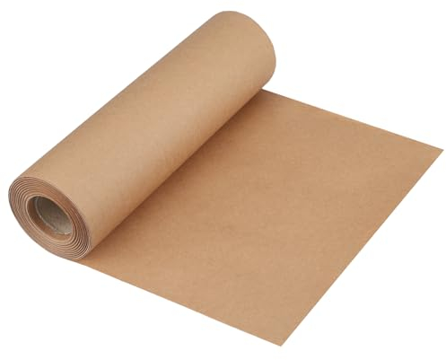 Salubohum Packpapier, Kraftpapier, 30 cm x 30 m, Als Füllmaterial Für Versand, Transport Und Verpackung VerwendetGeeignet Für Kunsthandwerk, Kunstwerke, Kleine Geschenkverpackungen (Braun)
