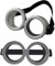 TANTAKO 2 Pack Erwachsene Halloween Brille mit verstellbarem Band für Charakter Cosplay Kostüm