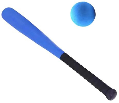kowaku Set de Béisbol Infantil con Pelota de Espuma Y Bate Suave, Azul