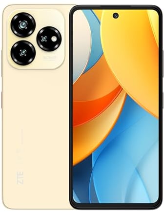 ZTE Smartphone Blade V60 VITA 2024 (16,76cm (6,6 Zoll) HD+ Display, 4G LTE, 4GB RAM und 256GB interner Speicher, 50MP Hauptkamera und 8MP Frontkamera, Dual-SIM, Android 13) Gold