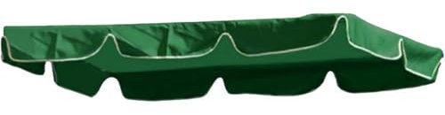 Swing Top Cover Replacement Sunshade Garden Swing Seat Canopy Cover Canopy Swing Covers Swing Chair Canopy Replacement For Patio Garden Poolside Backyard Enjoy Garden,Green,249x185x18cm