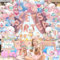 Tea Party Decorations, Let's Par Tea Decorations, Tea Party Photo Booth Props, Balloons, Tea Garden Party Decorations, Floral Teapot Cake Topper for Birthday Baby Shower Wedding Favors Girls Women