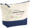 Pochette d'une Community Manager d'exception | Idée Cadeau pour Collègue Travail Retraite Trousse Grand Format Maquillage Toilette