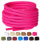 Olukssck 2 Paia Lacci per Scarpe Rotondi, Stringhe Scarpe Robuste e Resistenti per Scarpe Sportive da Trekking, Stivali da Lavoro e Scarpe da Scarponi Montagna - Diametro 4 mm, Rosa Caldo, 91cm