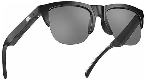 JOKOLO Unisex Smart Audio Glasses, Wireless Bluetooth Rectangular Sunglasses, Open Ear Music& Hands-Free Calling, For Men &Women, Polarized Lenses, Connect Mobile Phones And Tablets, (1)