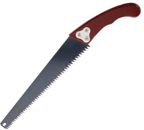 HOMSFOU Gartensäge mit Holzgriff Schneiden Baum Tragbare Handsäge für den Außenbereich Glied Handkreissäge Klappsäge Handsäge mit Holzgriff Garten Handsäge Outdoor-Handsäge Stahl