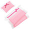 Abaodam Meticulously Designed Mini Bedding Kit Cot Duvet Pillow Set for Dollhouse Bedrooms
