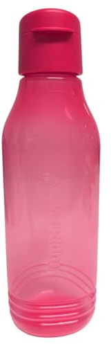 Tupperware to Go Eco 750ml Eco Easy Flip Top Trinkflasche EcoEasy für Kohlensäure geeignet 750 ml (rot dreieckig)