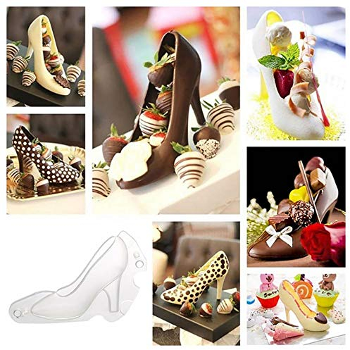 Hunpta@ Schokoladenform 3D High Heel Schuh Schokoladen Bonbon Süßigkeit Form DIY Moulding Make Tool Küchenhelfer Kuchen Hochzeit Dekoration Langlebig Sicher (Klein)