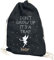 Tinker Bell Don´t Grow Up Turnbeutel schwarz