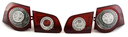 Original Passat B6 3C Variant R36 LED Schlussleuchten Set Tuning Rückleuchten Rücklichter, abgedunkelt, zur Nachrüstung