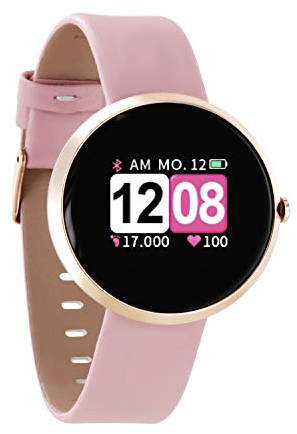 X-WATCH 54036 SIONA COLOR FIT TFT Lady Smartwatch, Activity Tracker, Android and Apple IOS, ROSE GOLD, COLOR FIT Rose Gold