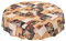 Wachstuchtischdecke abwaschbar Garten Tischdecke Wachstuch Rund Oval Eckig Indoor Outdoor Wein Weintrauben Home Holz Rund 140cm