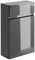 The Bath People Newbold Bathroom Anthracite Gloss WC Back To Wall Unit Toilet- Includes Cistern
