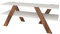Toilinux.com Meuble TV April - Blanc et Marron