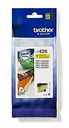 Brother Original LC-426Y Tintenpatrone Gelb MFC-J4340DW, MFC-J4540DW, MFC-J4540DWXL (1500 Seiten nach ISO Standard 24711)