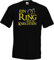 JGA Junggesellenabschied Herren T-Shirt Modell EIN Ring Ihn zu knechten - Schwarz 5XL