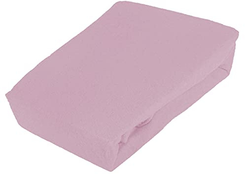 Teddy Flausch Spannbettlaken in 12 Farben 180-200 x 200 cm Mauve