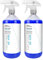 Rokit Williams Racing Fast Acting De-icer - 2 x 1 Litre - Multi-pack - for car windows, door locks, latches, headlights