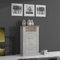 Newroom Kommode Pinie Weiß Sideboard Modern - 62x106,3x41,3 cm (BxHxT) - Highboard Anrichte - [Coby.six] Wohnzimmer Wohnstube