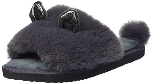 flip*flop Damen bunnyslide Hausschuh, Steel, 40 EU