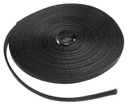 ETOPARS 3mm Filo per Guaina Intrecciata PET Guaina Cavi Espandibile Elettrici Gestione Cavo Ordinato Flessibile Protezione Manicotto per Tubo Filo Lunghezza 10 Metri