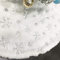 120 cm albero di Natale gonna neve bianco finta pelliccia fiocco di neve 48 pollici albero gonne per la decorazione di festa di Natale felice