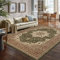 Online Bedding store Area Rugs – New luxury Beautiful modern traditional Area Rugs - Luxury Vintage Design carpet for hallway rugs (Green, 120 * 170cm (4 ft x 5 ft 6 inch))