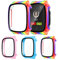 [3Stück] Kamita Hülle für XPLORA X5 Play Schutzhülle mit Displayschutz aus 9H Gehärtetem Glas, Rundum Hart PC Bumper Case Stoßfest Schutz Gehäuse für Xplora X5 Kinder Uhr (Rosa+Blau+Regenbogen)