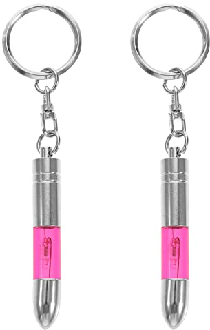 Abaodam 2 Stücke Antistatischer Schlüsselanhänger Anti Statik Schlüsselbund Spannungsentlader Statische Entladung Anti Elektro Anhänger Auto Schlüsselanhänger Rot