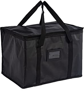FVIZAL 1 Pcs Delivery Bag, Large Insulated Food Delivery Bag Insulated Reusable Grocery Bags Insulated Pizza Delivery Bags Warm & Cooler Bags for Food & Grocery Delivery Bag Hold (43 * 30 * 31CM)