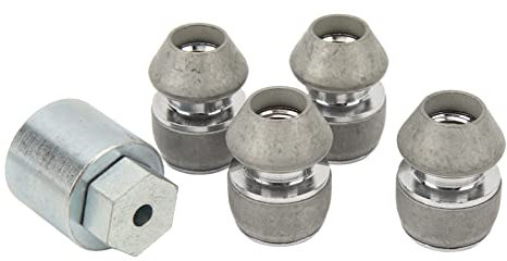 Locking Lug Nut Master Key Set, Pack of 4 Cone Seat Wheel Locks, LR037026 LR002084 Locking Wheel Nut Lock Set with 4 Locks & 1 Key for LAND ROVER DISCOVERY SPORT FREELANDER 2