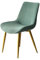 VELYTA Stuhlhussen,Schonbezug für Schalenstühle, Esszimmerstuhlbezüge, Dehnbare, abnehmbare Lounge-Eckstuhlbezüge ohne Armlehnen für Esszimmer, Küche, Schlafzimmer-Bean Green||4pcs