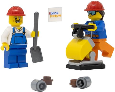 LEGO Ciudad: Equipo constructor de construcción con manipulación y herramientas Minifiguras