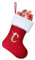 Homemari Personalized Christmas Letters Stockings 30cm Initial Monogram Embroidered Stocking with White Soft Plush Cuff Classic Stocking Tree Decorations for Christmas Holiday Xmas Gift C