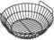 Kohlekorb für Big Green Egg Large Porzellan Stahl Asche Feuerkorb für Kamado Joe Classic für Pit Boss Louisiana Grills Große BGE Grill Dome Holzkohlehalter BBQ Teil
