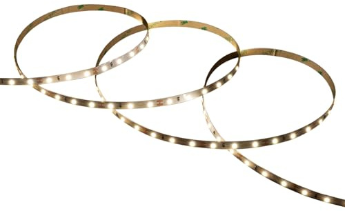 LEDKIA LIGHTING LED-Streifen 12V DC SMD2835 60LED/m 5m IP20 Breite 10mm Schnitt alle 5cm, Neutrales Weiß 4000K, LED Strip, LED Leiste, LED Band, LED Beleuchtung, LED Lichtleiste, LED Lichtband