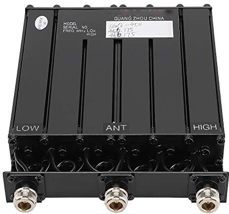 Duplexor UHF 25w Duplexor UHF 6 Cavidades para Repetidor Sgq 450 Tipo TX: 456.175 MHz RX: 466.175mhz