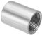 PATIKIL 304 Edelstahl Rohrverschraubung G1 x G1 Buchse Rohrverschraubungen, 2 Zoll/50 mm Länge Edelstahl Gerade Steckverbinder