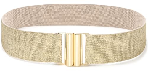 MESU Women Wide Strechy Waist Belt Elastic Waistband for Dresses