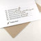 Kettcards 10 Recycling-Weihnachtskarten mit sandgrauen Recyclingumschlägen: Alles erledigt! - Das Fest kann beginnen
