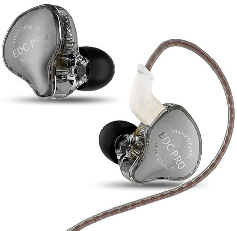 Yeabomy KZ EDC Pro Casque Filaire 1DD Dynamic Music Sport Écouteurs 3,5 mm Casque Universel Filaire avec Microphone pour Samsung Huawei Xiaomi Téléphones MP3 Lecteurs MP4