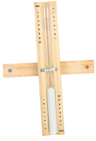 ABOOFAN Glas-Sanduhr Für Sauna Sauna-Timer Holz-Sanduhr-Ornament Durchsichtige Sauna-zeitmesser-Dekoration Sauna-zubehör Mit Schlichtem Design