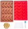2 Pcs Vanillekipferl Backform Vanillekipferl Ausstecher Vanillekipferl Backform Silikon Vanillekipferl Form Vanille Kipferl Form Backform Vanillekipferl Mit Schaber Und Lebensmitteltropfer