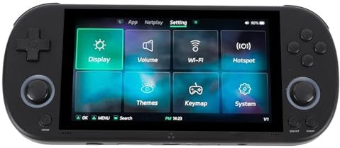 Garsent Consoles de Jeu Rétro, Console de Jeu Portable de 4,96 Pouces, Intégrée en Carte Mémoire 64 G, Console de Jeu Vidéo, Prend en Charge 28 Simulateurs (3)