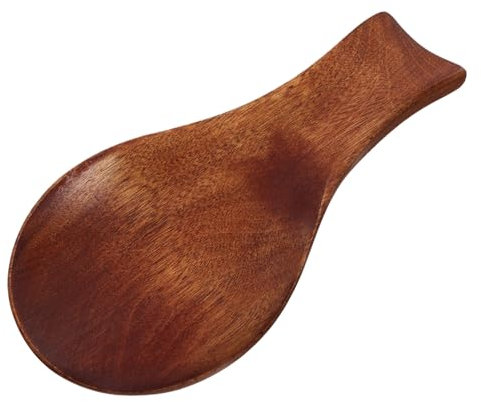 LIFKOME Fried Egg Spoon Rest Wooden Spoon Holder Spatula Holder for Kitchen Kitchen Gadget for Organized Counter